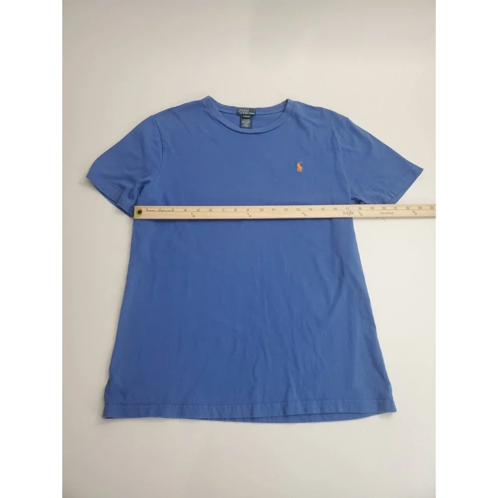 Polo By Ralph Lauren Youth Boy's Short Sleeve Polo Shirt, Blue, XL